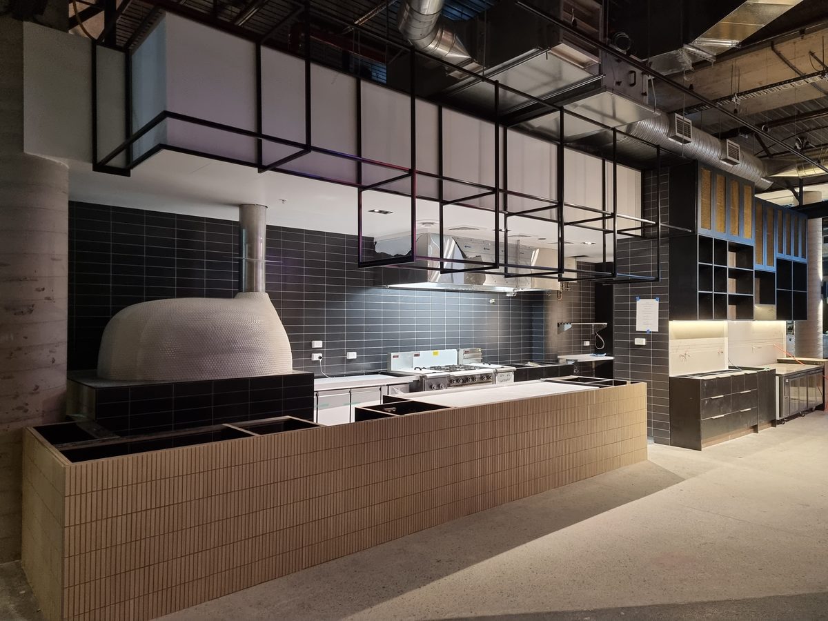 The Grumpy Italian, completed hospitality venue construction