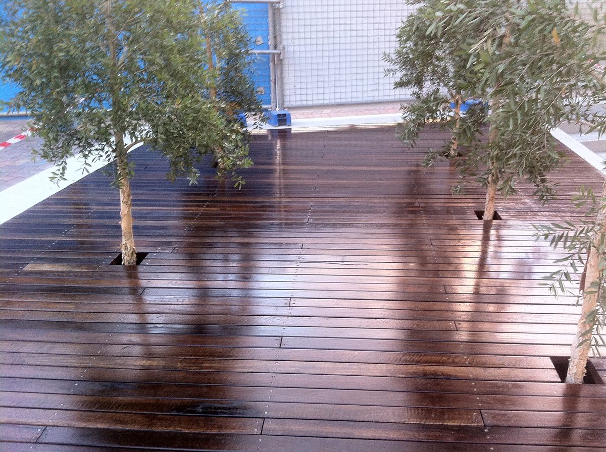 Darling Quarter public domain, premium material finishes